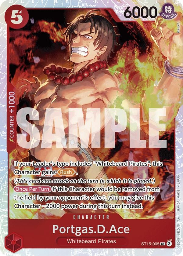 Image for Portgas.D.Ace (ST15-005) - One Piece Card Game