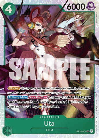 Image for Uta (ST16-001) (ST16-001) (ST-16) - One Piece Card Game
