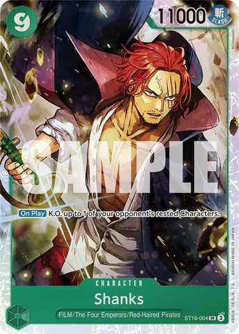 Image for Shanks (ST16-004) - One Piece Card Game