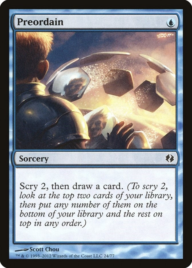 Image for Preordain (24) [Duel Decks: Venser vs. Koth]