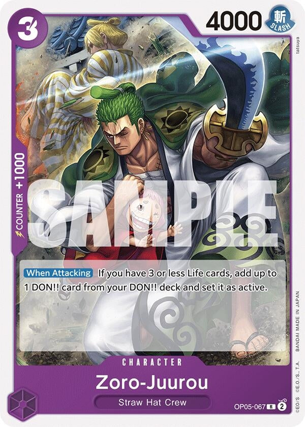 Image for Zoro-Juurou (OP05-067) (OP05-067) - One Piece Card Game