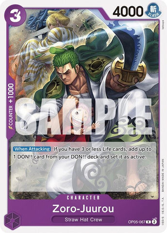 Image for Zoro-Juurou (OP05-067) (OP05-067) - One Piece Card Game