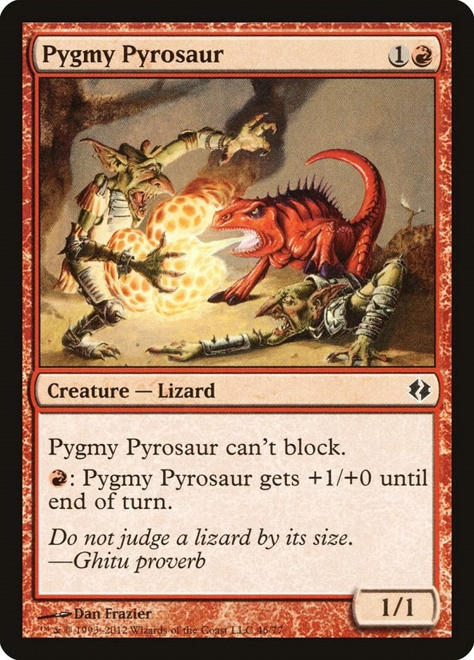 Image for Pygmy Pyrosaur (46) [Duel Decks: Venser vs. Koth]