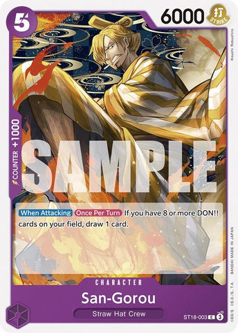 Image for San-Gorou (ST18-003) - One Piece Card Game