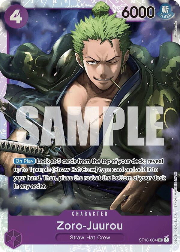 Image for Zoro-Juurou (ST18-004) (ST18-004) - One Piece Card Game