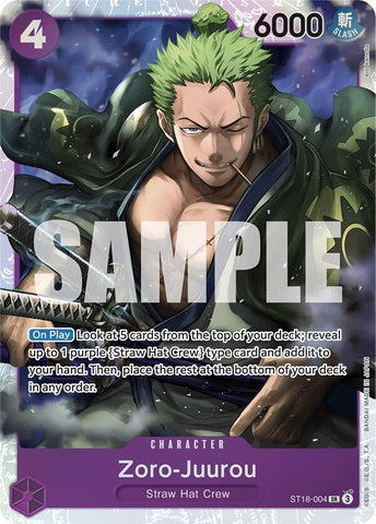 Image for Zoro-Juurou (ST18-004) (ST18-004) - One Piece Card Game