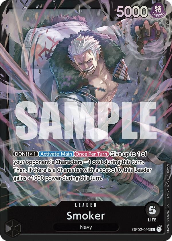 Image for Smoker (OP02-093) (OP02-093) (ST-19) - One Piece Card Game