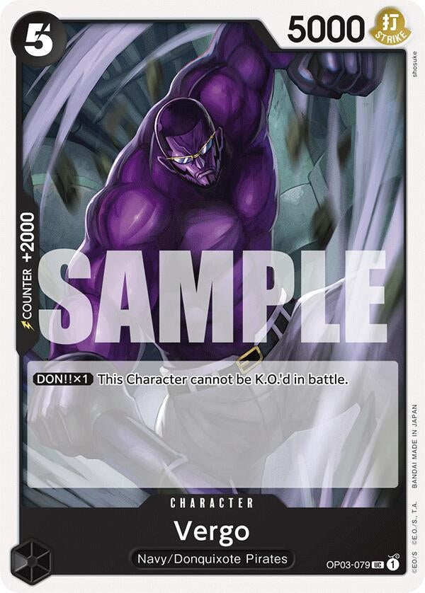 Image for Vergo (OP03-079) (ST-19) - One Piece Card Game