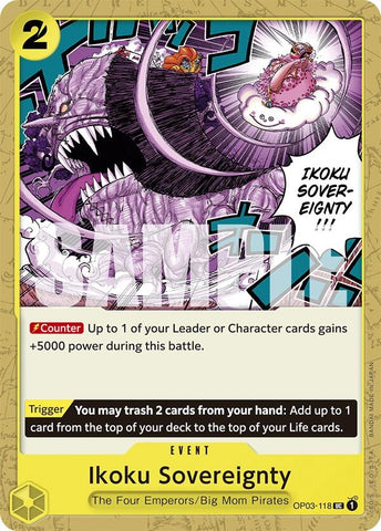 Image for Ikoku Sovereignty (3118) (ST-20) - One Piece Card Game