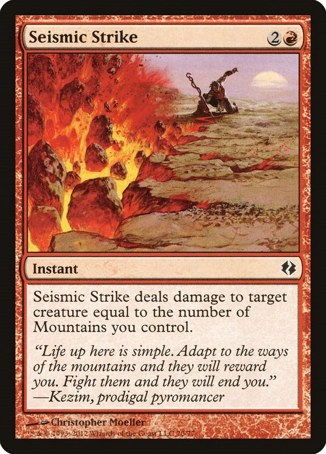 Image for Seismic Strike (70) [Duel Decks: Venser vs. Koth]