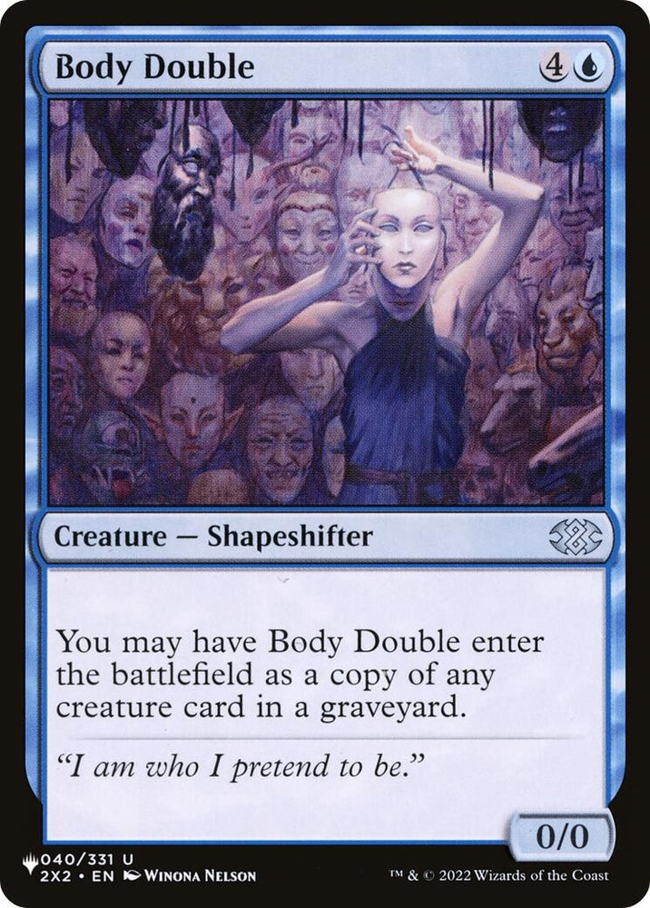 Image for Body Double (40) [The List Reprints]