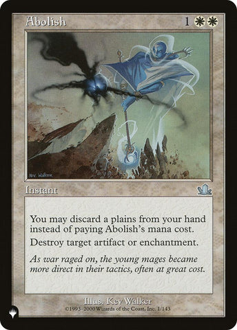 Image for Abolish (1) [The List Reprints]