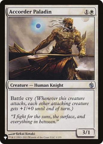 Image for Accorder Paladin (1) [The List Reprints]