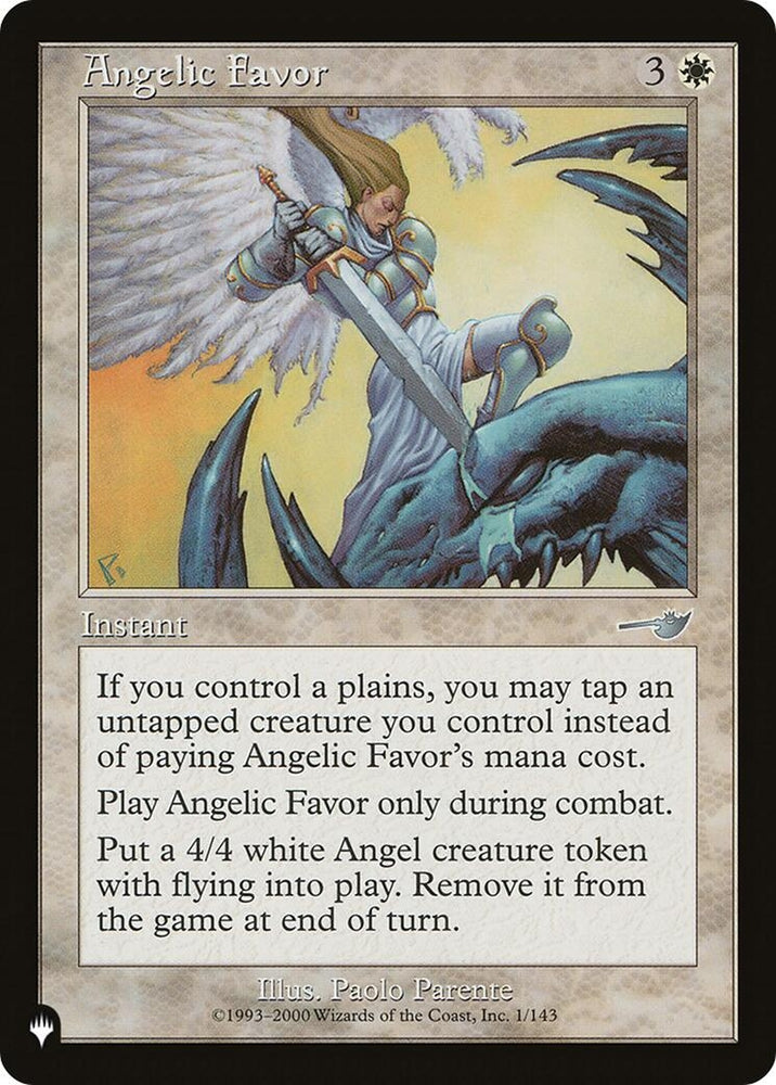 Image for Angelic Favor (1) [The List Reprints]