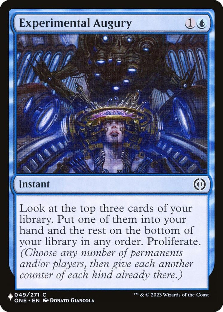 Image for Experimental Augury (49) [The List Reprints]