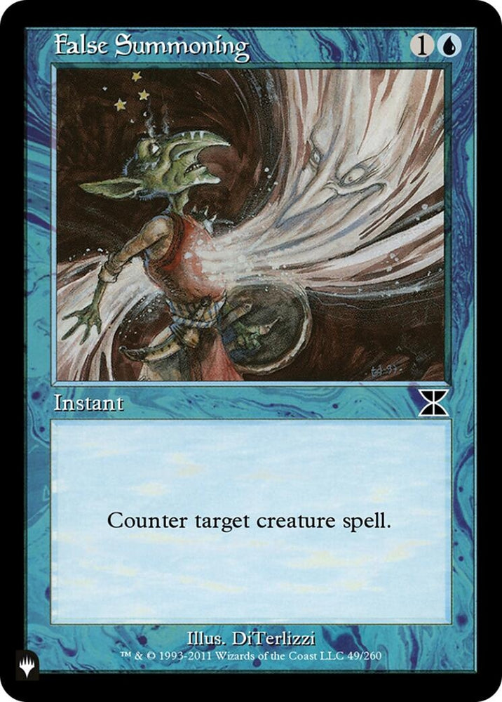 Image for False Summoning (49) [The List Reprints]