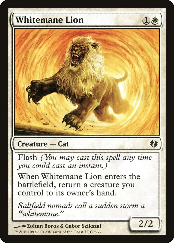 Image for Whitemane Lion (2) [Duel Decks: Venser vs. Koth]