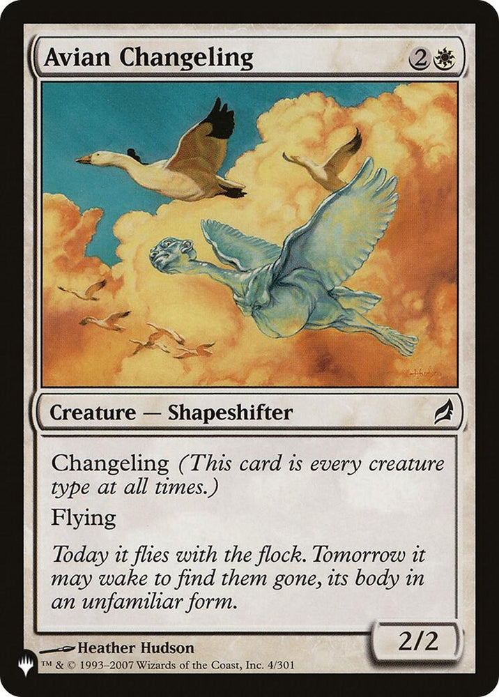Image for Avian Changeling (4) [The List Reprints]