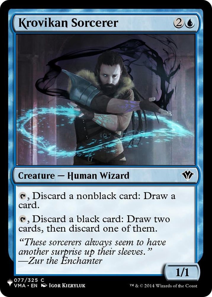 Image for Krovikan Sorcerer (77) [The List Reprints]