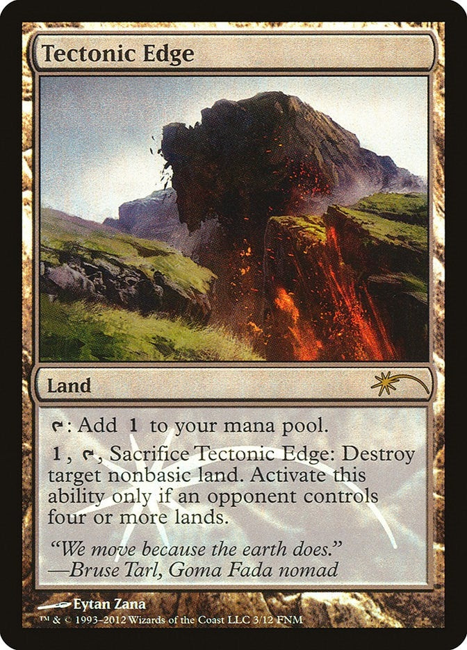 Image for Tectonic Edge (3) - Magic: The Gathering