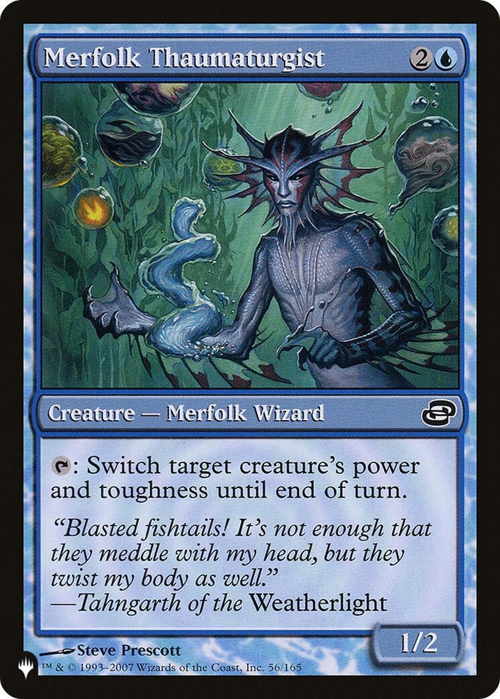 Image for Merfolk Thaumaturgist (56) [The List Reprints]