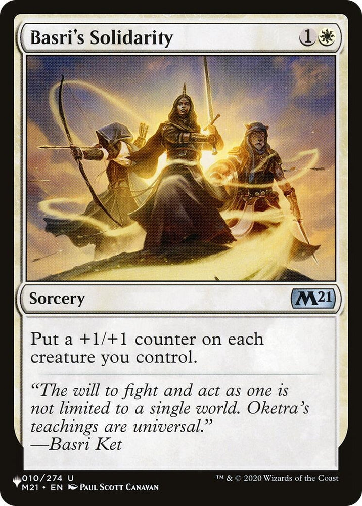Image for Basri's Solidarity (10) [The List Reprints]