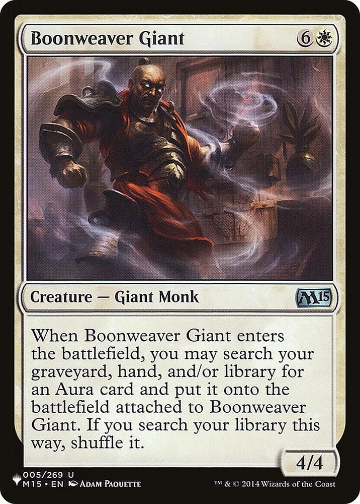 Image for Boonweaver Giant (5) [The List Reprints]