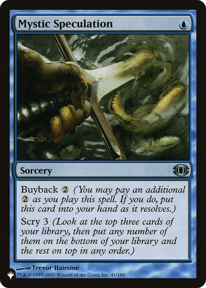 Image for Mystic Speculation (41) [The List Reprints]