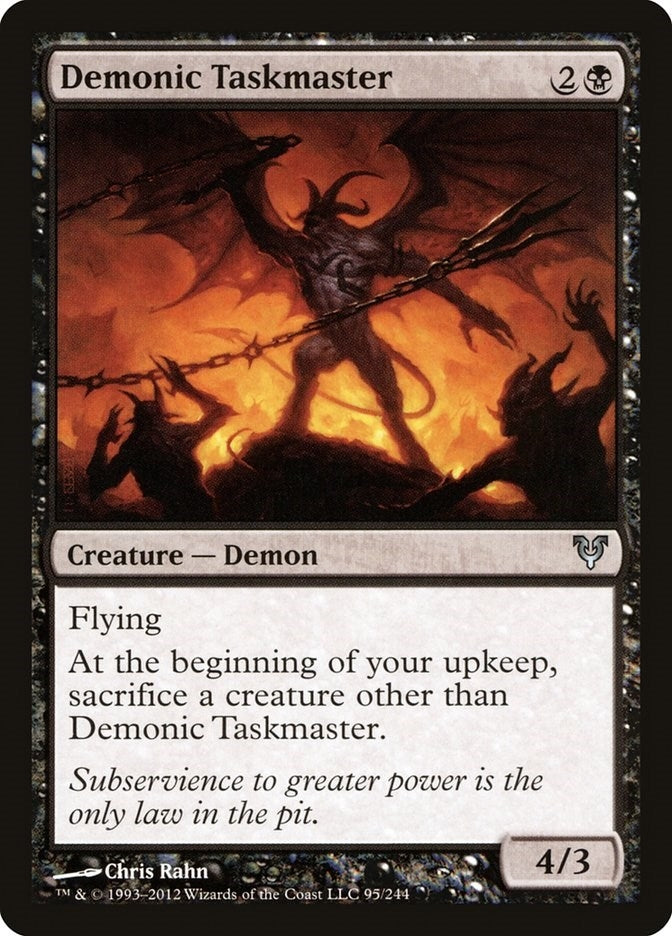 Image for Demonic Taskmaster (95) [Avacyn Restored]