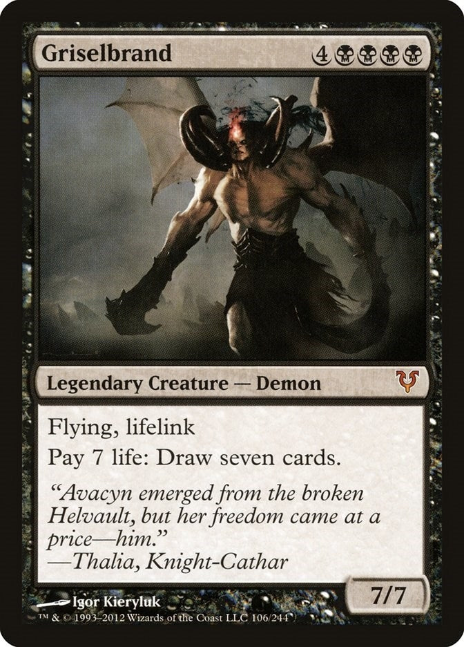 Image for Griselbrand (106) [Avacyn Restored]