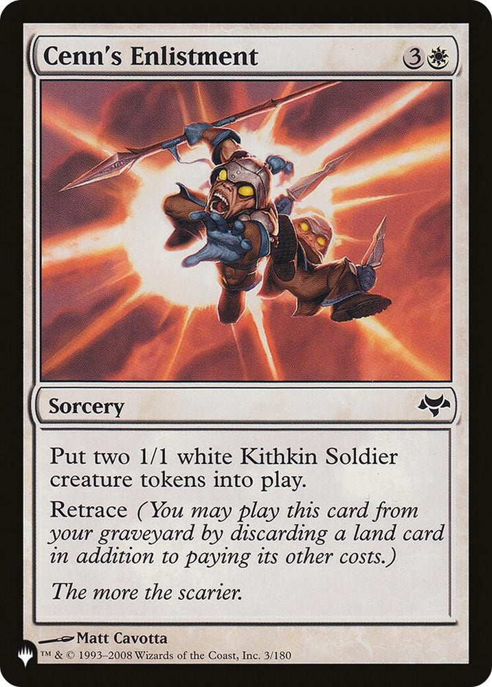 Image for Cenn's Enlistment (3) [The List Reprints]