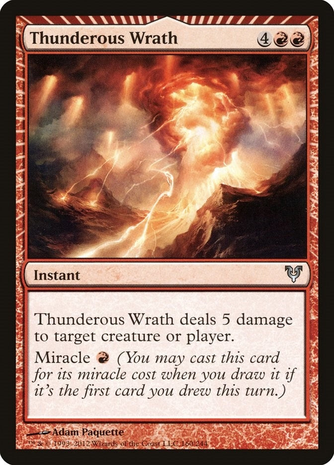 Image for Thunderous Wrath (160) [Avacyn Restored]
