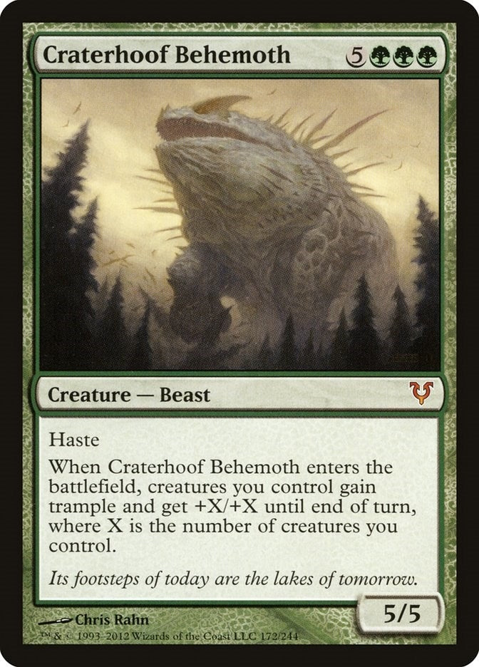 Image for Craterhoof Behemoth (172) [Avacyn Restored]