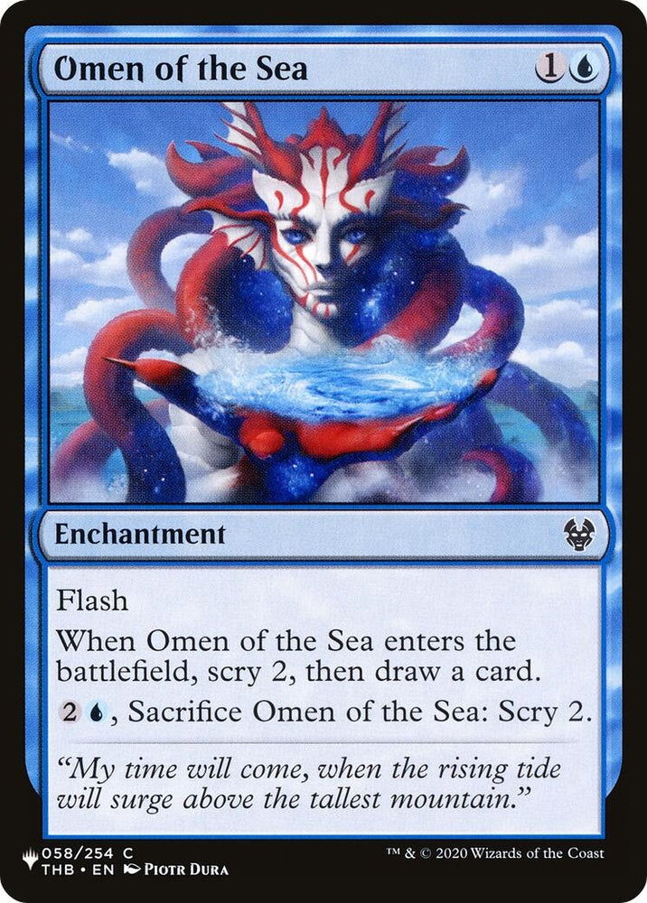 Image for Omen of the Sea (58) [The List Reprints]