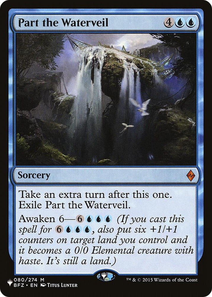 Image for Part the Waterveil (80) [The List Reprints]