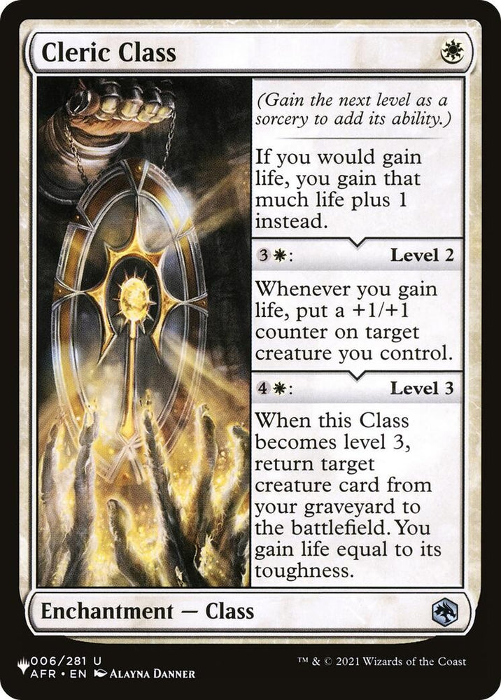 Image for Cleric Class (6) [The List Reprints]