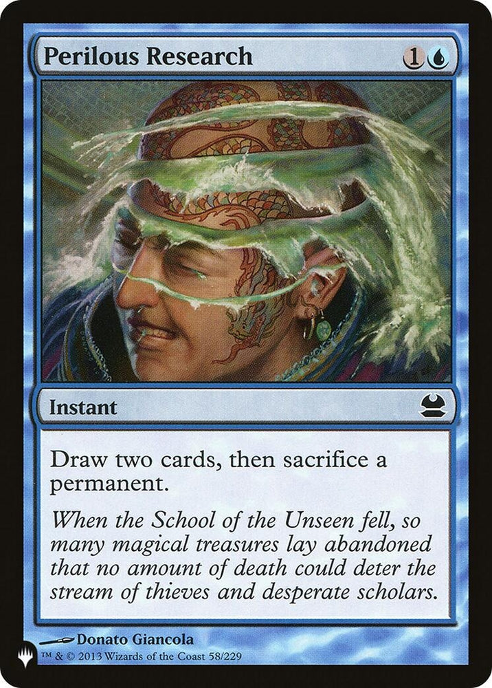 Image for Perilous Research (58) [The List Reprints]