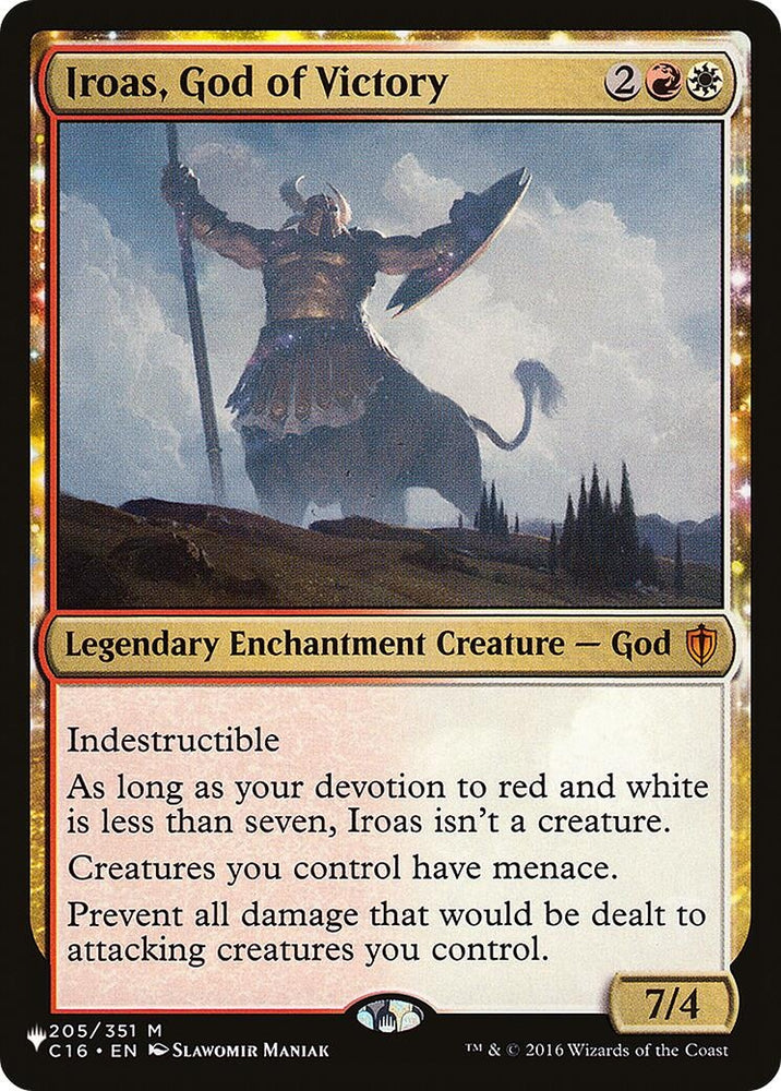 Image for Iroas, God of Victory (205) [The List Reprints]