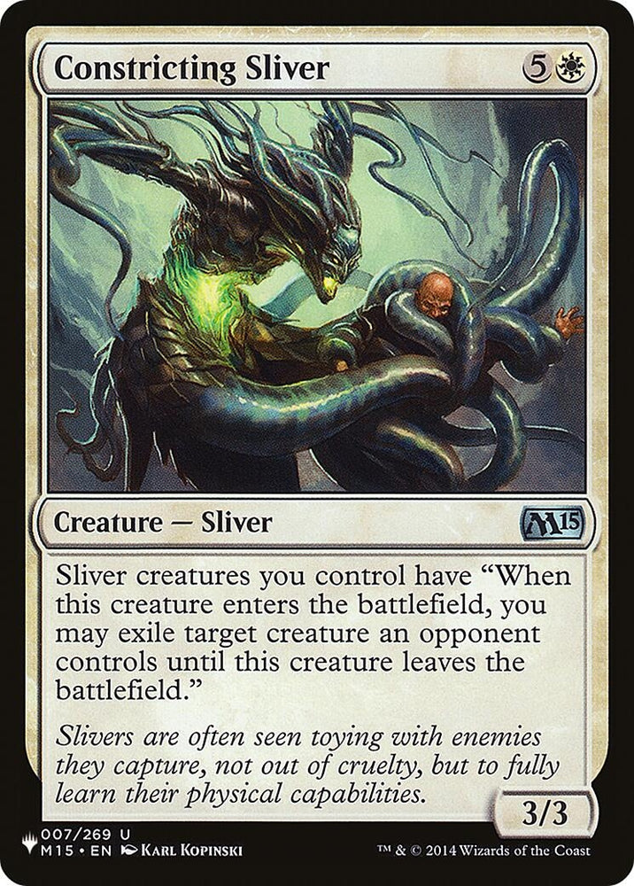 Image for Constricting Sliver (7) [The List Reprints]