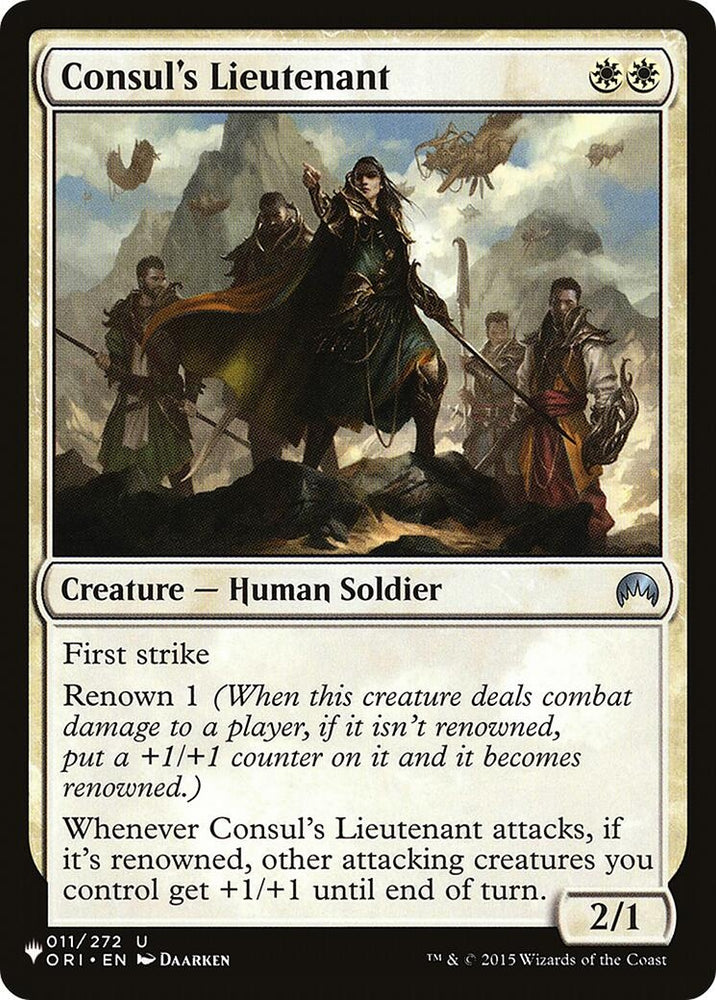 Image for Consul's Lieutenant (11) [The List Reprints]