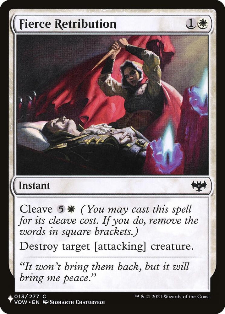 Image for Fierce Retribution (13) [The List Reprints]