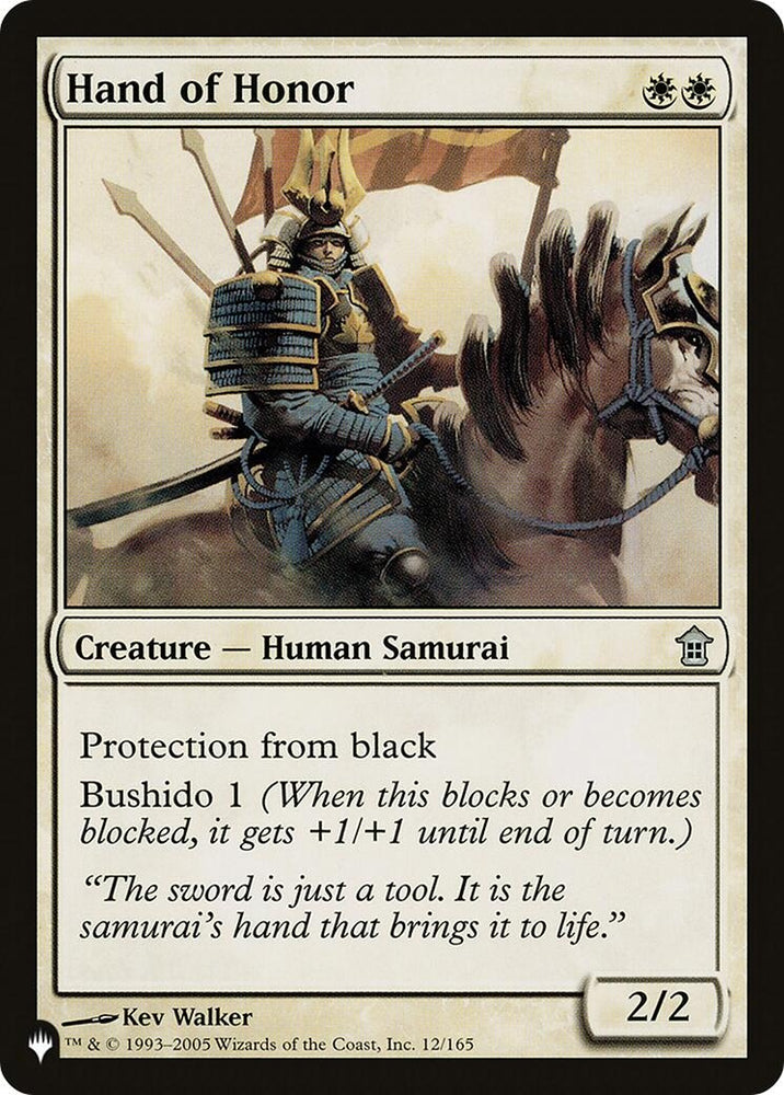 Image for Hand of Honor (12) [The List Reprints]