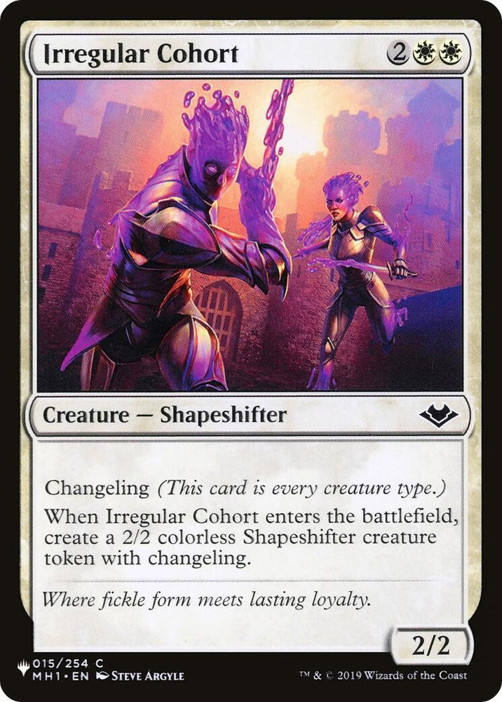 Image for Irregular Cohort (15) [The List Reprints]