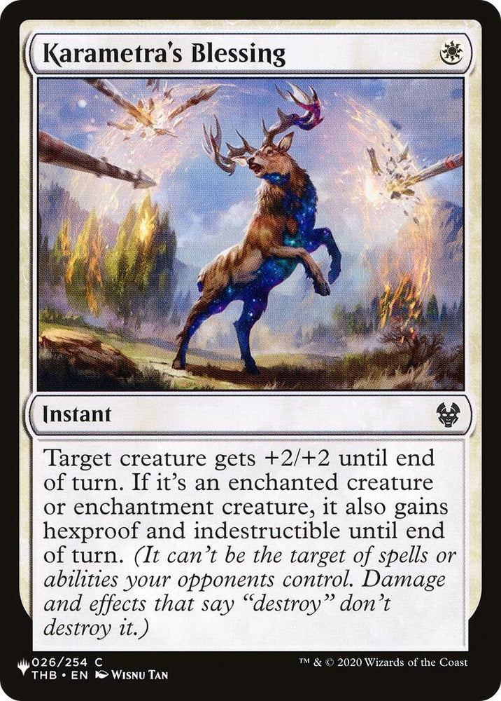 Image for Karametra's Blessing (26) [The List Reprints]