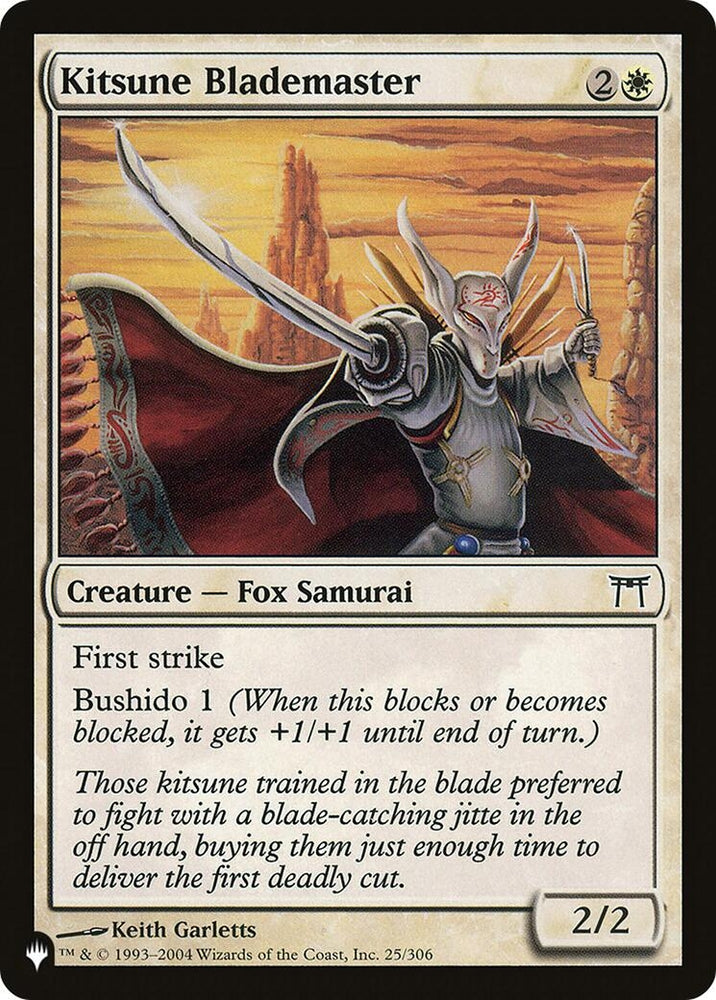 Image for Kitsune Blademaster (25) [The List Reprints]