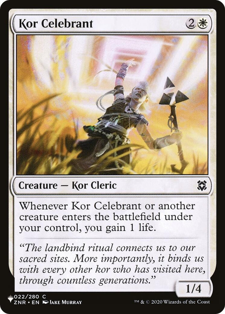 Image for Kor Celebrant (22) [The List Reprints]