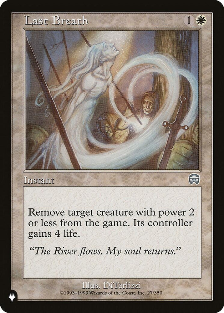 Image for Last Breath (27) [The List Reprints]