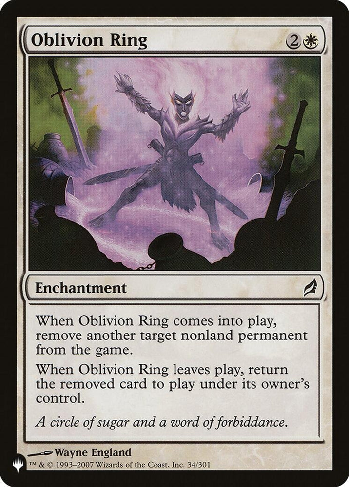 Image for Oblivion Ring (34) [The List Reprints]