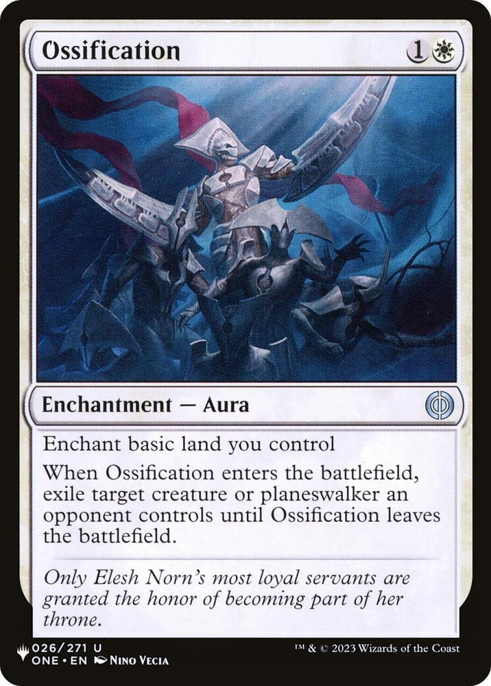 Image for Ossification (26) [The List Reprints]