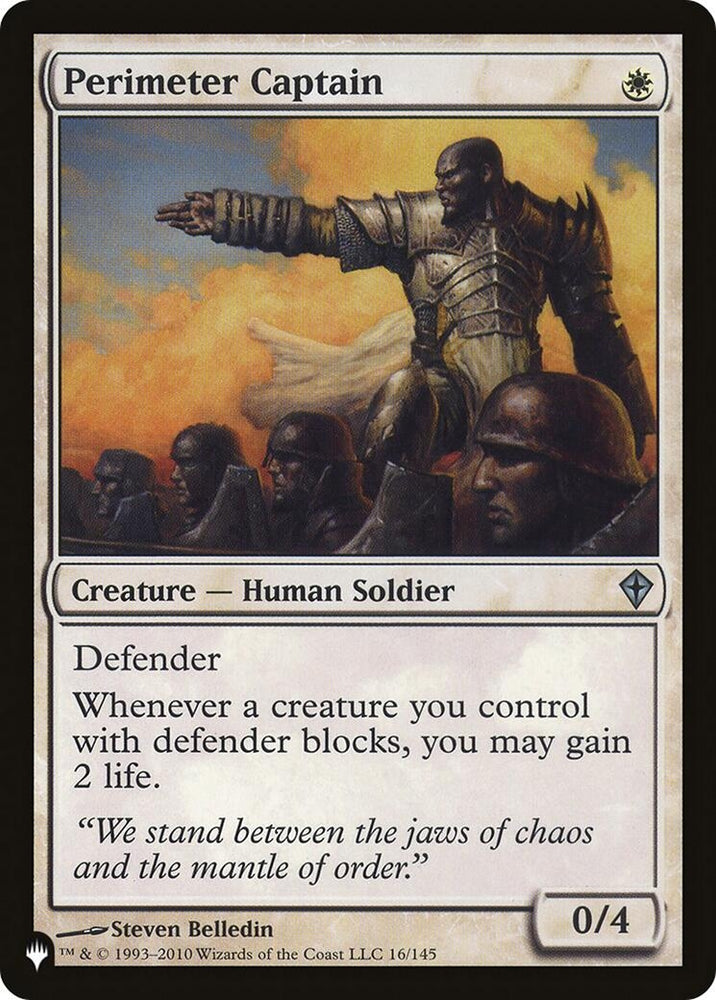 Image for Perimeter Captain (16) [The List Reprints]
